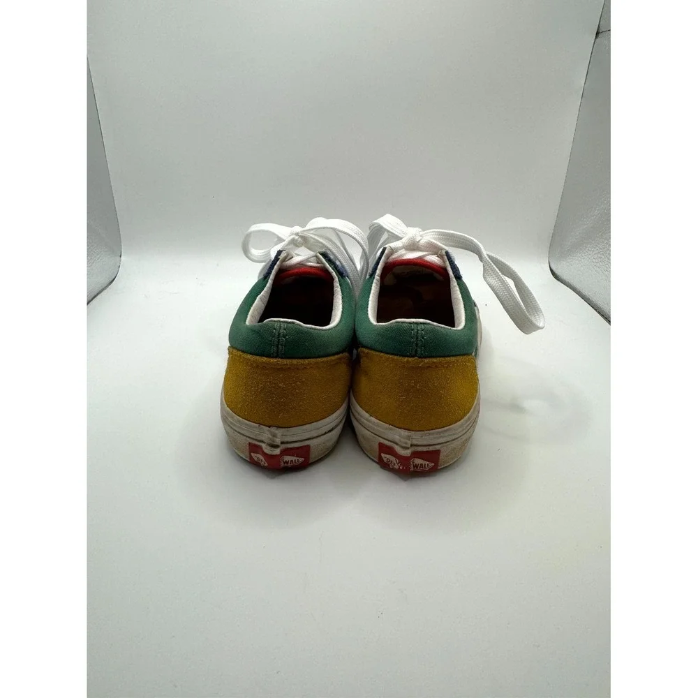 VANS Old Skool Yacht Club Kids 13.5 Sneaker Multicolor Suede Low Top Skate Shoes
